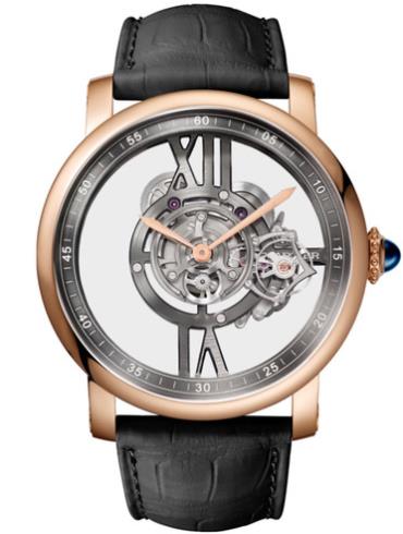 卡地亚Rotonde de Cartier Astrotourbillon天体运转式陀飞轮腕表WHRO0041