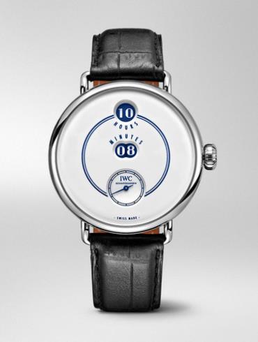 IWC万国表“致敬波威柏(Pallweber)”150 周年特别版IW505001黑色表带