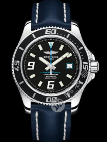 百年灵超级海洋44腕表系列A17391A8/BA79蓝皮带