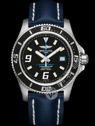 百年灵超级海洋44腕表系列A1739102/BA79蓝皮带