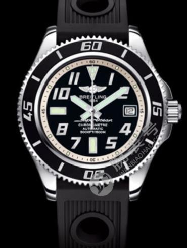 百年灵超级海洋42腕表系列A1736402/BA29黑色表带