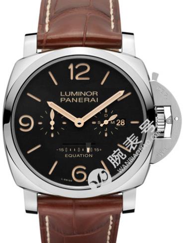 沛纳海LUMINOR 1950系列时间等式8日链ACCIAIO PAM00601