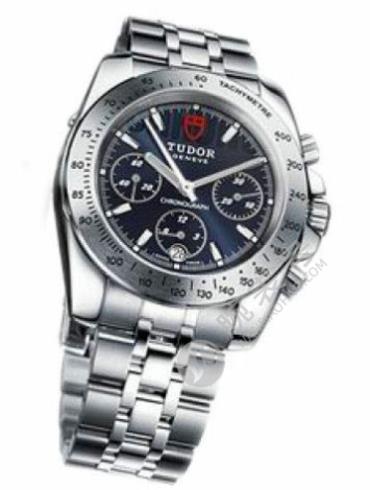 帝舵Heritage Chrono系列20300-93570蓝色表盘