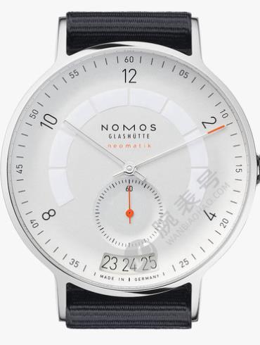 NOMOS-Autobahn neomatik 41 date1301腕表白色表底盖