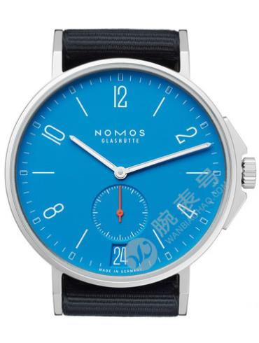 NOMOS-Ahoi date siren blue554腕表蓝色表盘