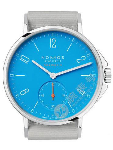 NOMOS-Ahoi neomatik siren blue562腕表浅蓝色表带