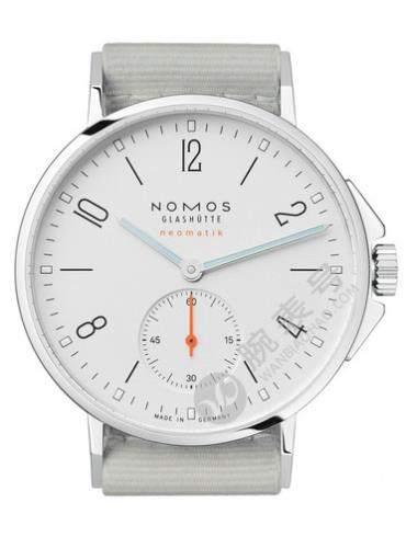 NOMOS-Ahoi neomatik560腕表浅白色表带