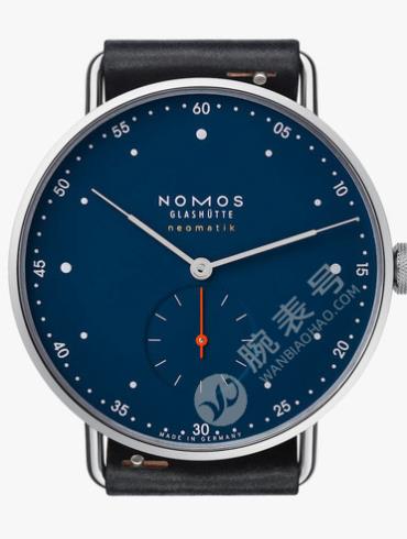 NOMOS-Metro neomatik 39 midnight blue1115不锈钢表扣