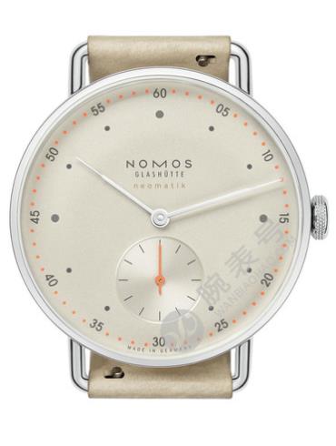NOMOS-Metro neomatik champagne1107腕表黑色表带