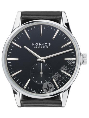 NOMOS zurich系列803黑色表底盖