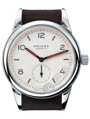 NOMOS Club系列703银白色表底盖