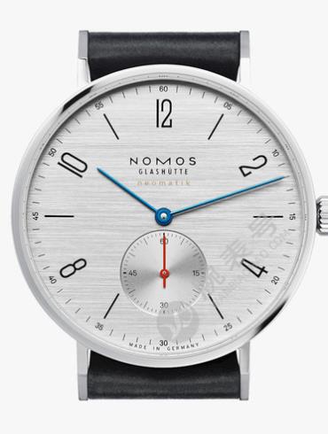 NOMOS-Tangente neomatik 39 silvercut141腕表白色表盘