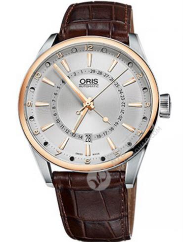 豪利时(Oris)文化系列01 761 7691 6331-07 5 21 80FC指针式月历