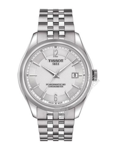 Tissot  天梭宝环系列天文台认证款钢带80机芯机械男表T1084081103700