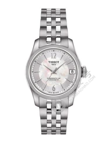 Tissot  天梭宝环系列天文台认证款钢带80机芯机械女表T1082081111700