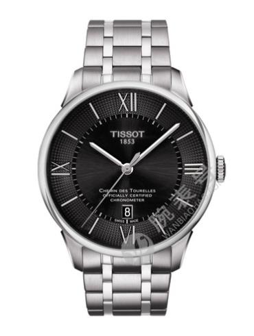 Tissot  天梭杜鲁尔系列天文台认证款钢带80机芯机械男表T0994081105800