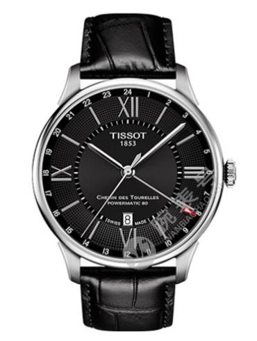 Tissot  天梭杜鲁尔系列皮带80机芯机械男表T0994291605800