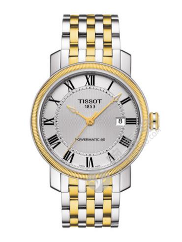 Tissot  天梭港湾系列钢带80机芯机械男表T0974072203300