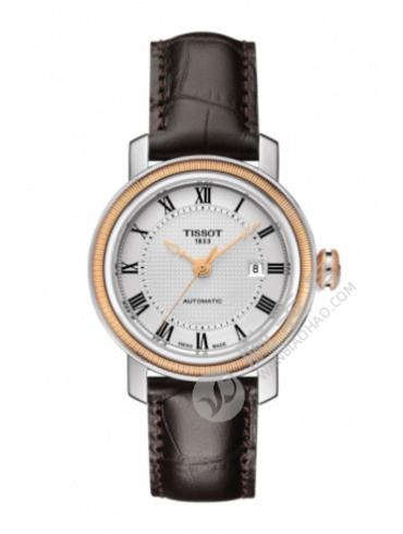 Tissot  天梭港湾系列皮带机械女表T0970072603300