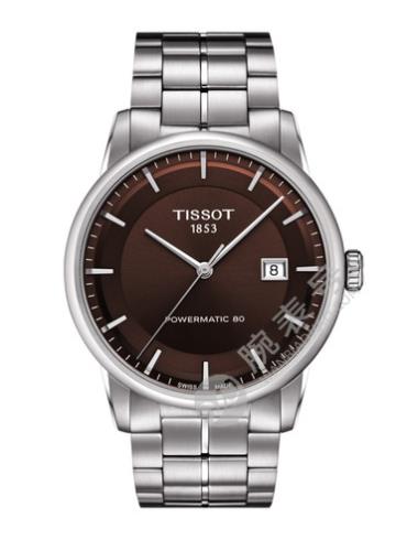 Tissot  天梭豪致系列钢带80机芯机械男表T0864071129100