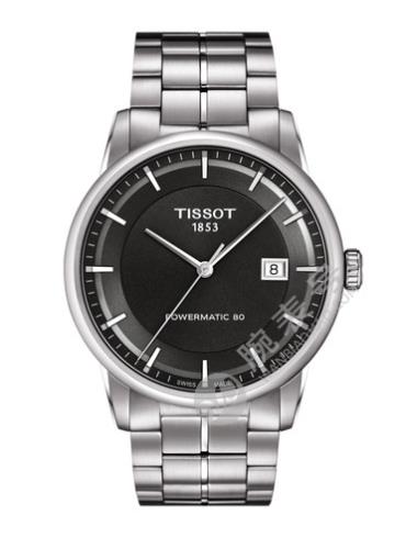 Tissot  天梭豪致系列钢带80机芯机械男表T0864071106100