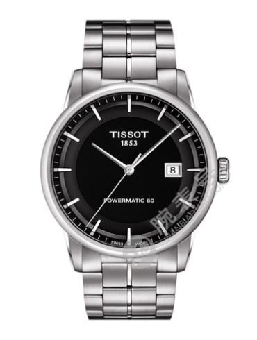 Tissot  天梭豪致系列钢带80机芯机械男表T0864071105100