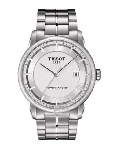 Tissot  天梭豪致系列钢带80机芯机械男表T0864071103100