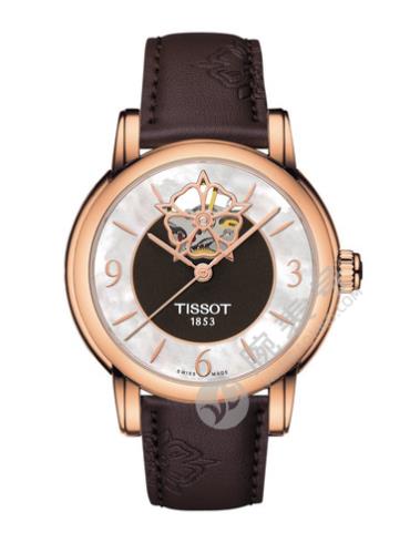 Tissot  天梭心媛系列皮带80机芯机械女表T0502073711704