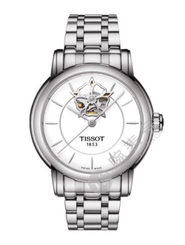 Tissot  天梭心媛系列钢带80机芯机械女表T0502071101104