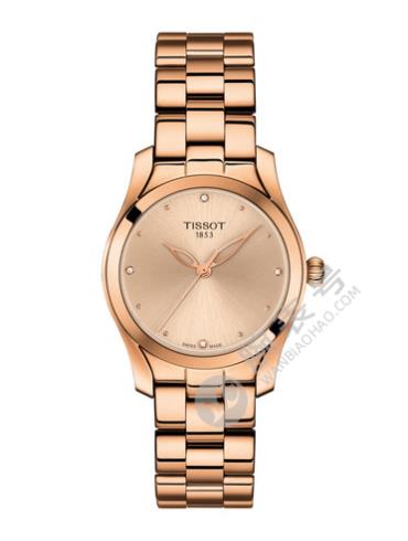 Tissot  天梭海浪系列钢带石英女表T1122103345600