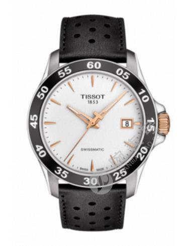 Tissot  天梭V8系列皮带自动机械男表T1064072603100