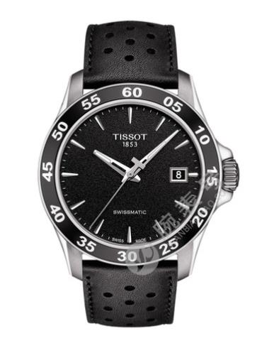 Tissot  天梭V8系列皮带自动机械男表T1064071605100