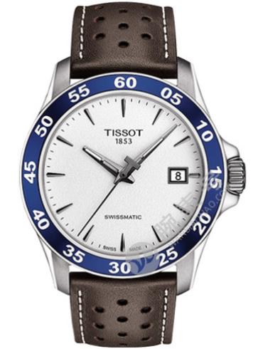 Tissot  天梭V8系列皮带自动机械男表T1064071603100