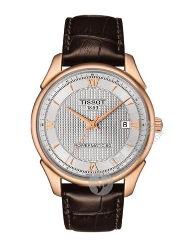 Tissot  天梭传奇系列皮带80机芯机械男表T9204077603800