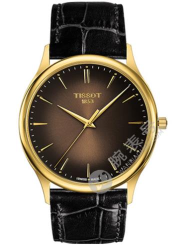 Tissot  天梭卓越系列皮带石英男表T9264101629100