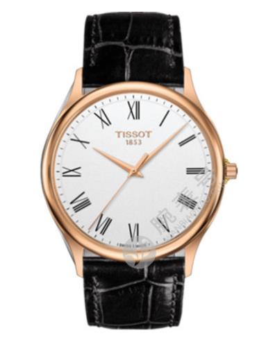 Tissot  天梭卓越系列皮带石英男表T9264107601300