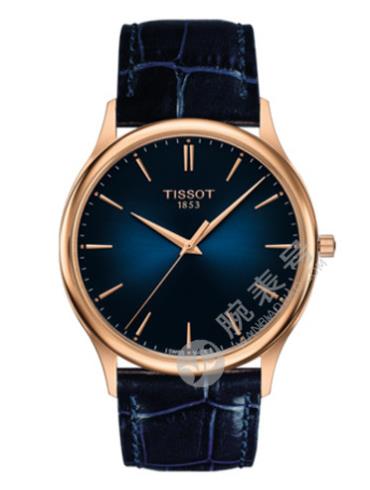 Tissot  天梭卓越系列皮带石英男表T9264107604100