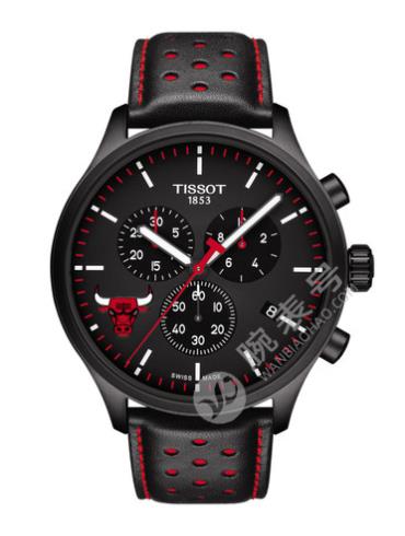 Tissot  天梭速驰系列皮带石英男表NBA芝加哥公牛队款T1166173605100