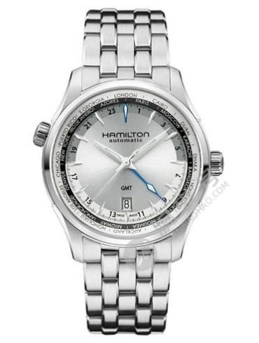 汉米尔顿美国经典爵士系列H32605151两地时男士