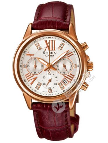 卡西欧SHEEN系列SHE-5026GL-7A