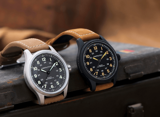 汉密尔顿卡其色Field Titanium Automatic