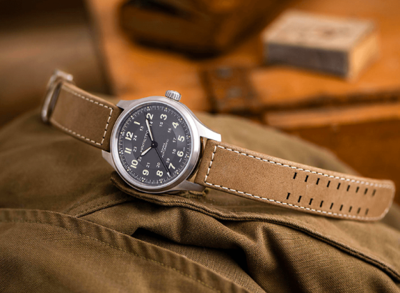 汉密尔顿卡其色Field Titanium Automatic
