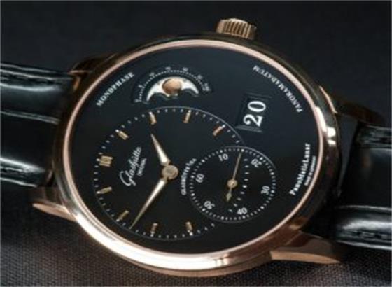 德国品牌格拉苏蒂不对称手表