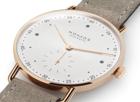 NomosGlashütteMetro玫瑰金系列