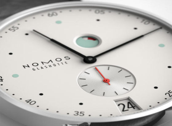 NOMOS手表调日期以及时间