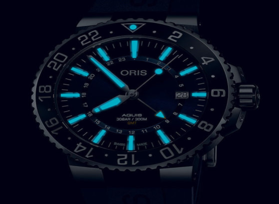 豪利时（Oris Aquis）GMT日期