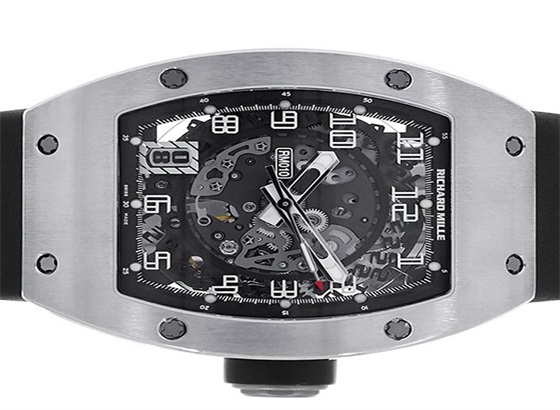 理查德·米尔（Richard Mille）RM010镂空钛合金39毫米手表
