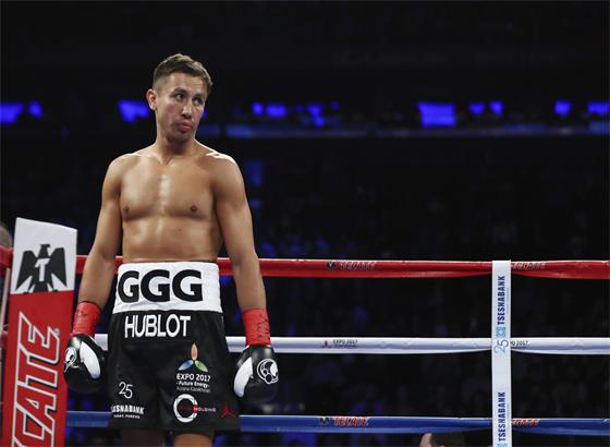 宇舶（Hublot）大使“ GGG”在第21届世界中量级冠军争夺战中