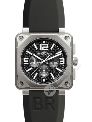 柏莱士AVIATION系列BR 01-94 CHRONOGRAPHE PRO TITANIUM CARBON FIBER DIAL