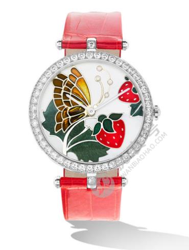 梵克雅宝非凡表盘腕表系列VCARO4FK00草莓间的蝴蝶女士